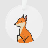Anpassbarer Fox Ornament (Vorderseite)
