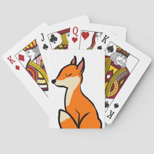 Anpassbarer Fox Spielkarten (Rückseite)