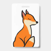 Anpassbarer Fuchs Ausweis (Rückseite)