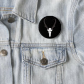 Anpassbarer Gabelbock-Schädel Button (Beispiel)