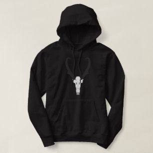 Anpassbarer Gabelbock-Schädel Hoodie