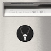 Anpassbarer Gabelbock-Schädel Magnet (In Situ (Geschirrspüler))