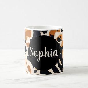 Anpassbarer Giraffenaufdruck Kaffeetasse