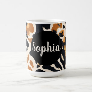 Anpassbarer Giraffenaufdruck Kaffeetasse