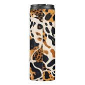 Anpassbarer Giraffenaufdruck Thermosbecher (Rückseite)