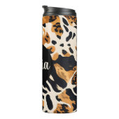 Anpassbarer Giraffenaufdruck Thermosbecher (Nach rechts gedreht)