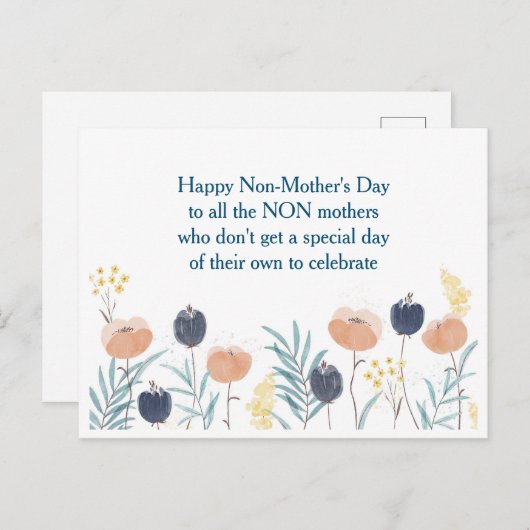 Anpassbarer Glücklicher Witz zum Muttertag Postkarte (Vorne/Hinten)