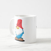 Anpassbarer Gnom-Becher Kaffeetasse (Vorderseite Links)