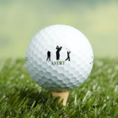 Anpassbarer Golf Swing Fun Golfball (Insitu T-Shirt)