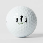 Anpassbarer Golf Swing Fun Golfball (Vorderseite)