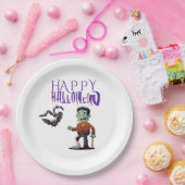 Anpassbarer Halloween-Spaß Pappteller (Party)