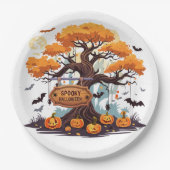 Anpassbarer Halloween-Spaß Pappteller (Vorderseite)