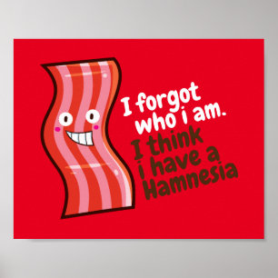 Anpassbarer Hamnesia-T - Shirt Poster