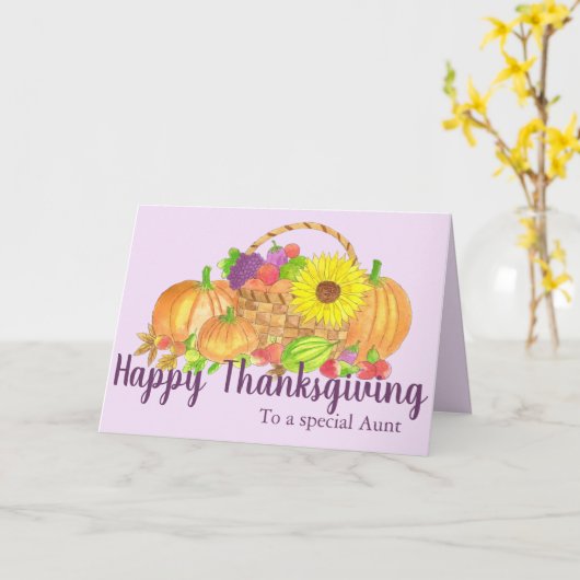 Anpassbarer Harvest-Erntedank Karte (Gelbe Blume)