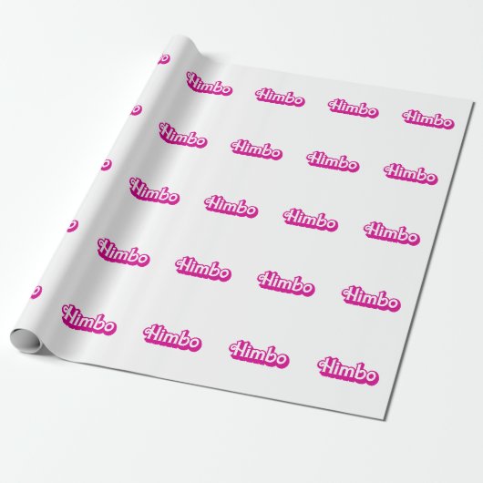 Anpassbarer Himbo Geschenkpapier (Ungerollt)