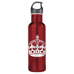 Anpassbarer Hintergrund Behalten Calm Crown Trinkflasche