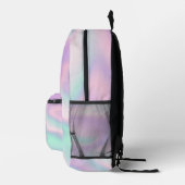 Anpassbarer, holografischer, irisierender Rucksack (Rechts)