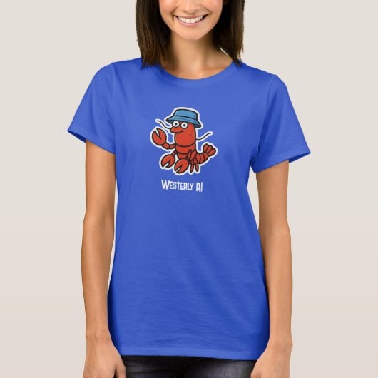 Anpassbarer Hummer  T-Shirt (Vorderseite)