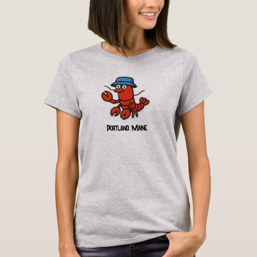 Anpassbarer Hummer  T-Shirt (Vorderseite)