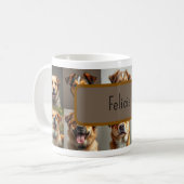 Anpassbarer Hund Kaffeetasse (Vorderseite Links)