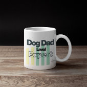Anpassbarer Hundepapa-Level Experte Kaffeetasse