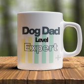 Anpassbarer Hundepapa-Level Experte Kaffeetasse