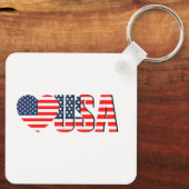 Anpassbarer I Heart President Schlüsselanhänger (Rückseite)