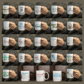 Anpassbarer Ich bewerte es Lehrer Kaffeebecher Kaffeetasse