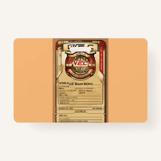 Anpassbarer Inhaber einer ID-Karte Ausweis (Vorderseite)