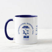 Anpassbarer ISRAEL-ARBEITTAG Tasse (Links)