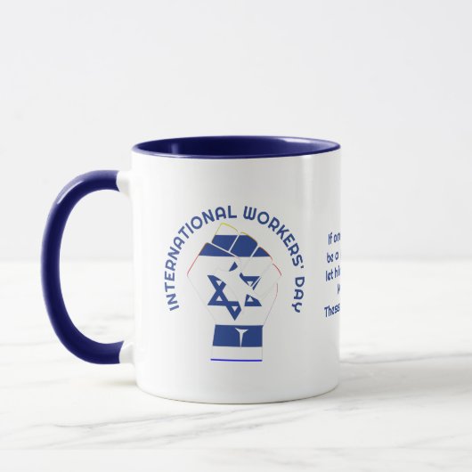Anpassbarer ISRAEL-ARBEITTAG Tasse (Links)
