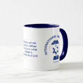 Anpassbarer ISRAEL-ARBEITTAG Tasse (VorderseiteRechts)