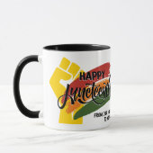 Anpassbarer JUNETEENTH Tasse (Links)