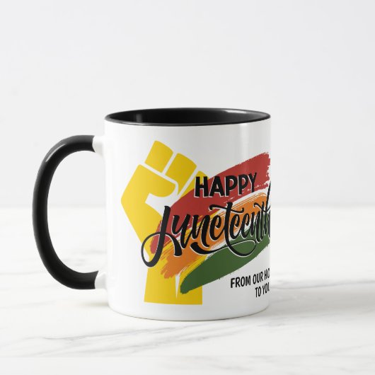 Anpassbarer JUNETEENTH Tasse (Links)