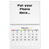 Anpassbarer Kalender 2012 (Feb 2026)