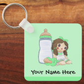 Anpassbarer kaliberfarbiger Schlüsselanhänger (sie (Vorderseite)