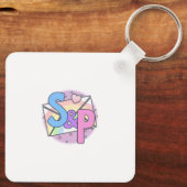 Anpassbarer kaliberfarbiger Schlüsselanhänger (sie (Rückseite)