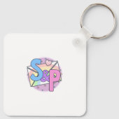 Anpassbarer kaliberfarbiger Schlüsselanhänger (sie (Rückseite)