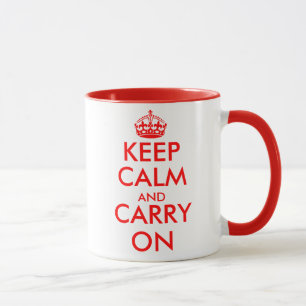 Anpassbarer Keep Calm Becher als Firmen-Geschenk i Tasse
