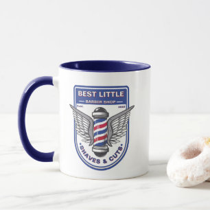Anpassbarer klassischer Friseurladen traditionelle Tasse