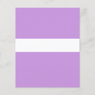 ANPASSBARER Lavendel und weißer Flyer