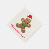 Anpassbarer Lebkuchenmann Serviette (Ecke)