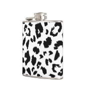 Anpassbarer Leopardendruck Flachmann (Links)