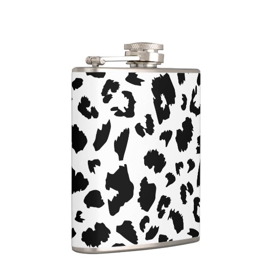 Anpassbarer Leopardendruck Flachmann (Rechts)