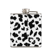 Anpassbarer Leopardendruck Flachmann (Rückseite)