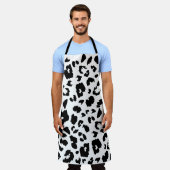 Anpassbarer Leopardendruck Schürze (Getragen)
