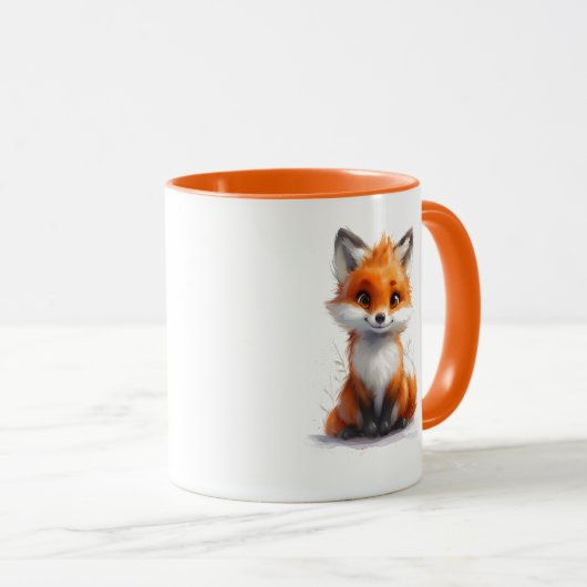 Anpassbarer 'Logan' Fox Tasse (VorderseiteRechts)