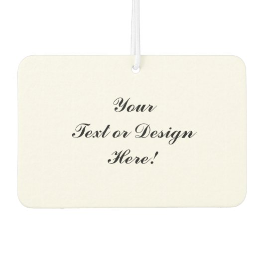 Anpassbarer Luftkühler - Hinzufügen von Text oder  Autolufterfrischer (Vorderseite)