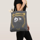 Anpassbarer Lustiger Panda-Nicker-Champion Tasche (Von Nahem)