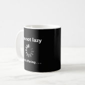 Anpassbarer lustiger PC-Gamer-Spruch Kaffeetasse (Vorderseite Links)